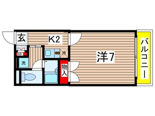 アンプルールフェールＶｅｒｔⅡの物件間取画像